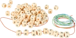 Gran cadena de letras de madera Small Foot