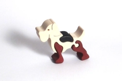 Puzzle encajable de madera – perrito pequeño