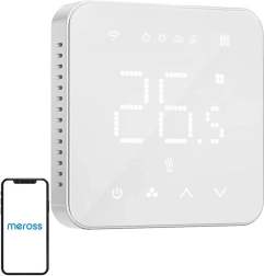 Termostato inteligente Wi‑Fi Meross para calefacción por suelo radiante eléctrico (HomeKit)