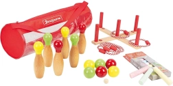 Jeujura set de juegos de exterior de madera