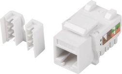 Módulo Keystone modular Enchufe RJ45 UTP Cat 5E 90° para caja de montaje