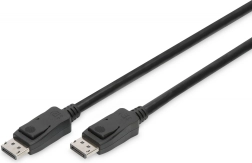 Cable DisplayPort 8K con seguro, 2 m, negro