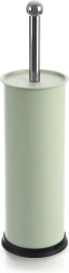 Escobilla de WC con soporte GREENISH, metálica, verde, 10 × 38,5 cm