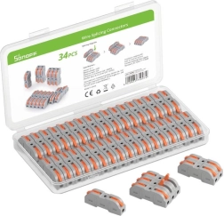 Juego de conectores rápidos para conductores SONOFF, 34 uds