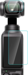 Vidrio templado para el objetivo y protector de pantalla para DJI Osmo Pocket 3
