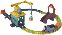 Tomás y sus amigos – grúa Carly y Sandy, set de tren motorizado