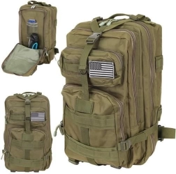 Mochila militar verde 38 l
