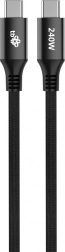 Cable USB C - USB C 1 m 240W negro