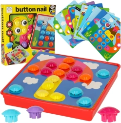 Mosaico educativo de pinchos, 57 piezas