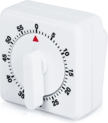 Temporizador de cocina mecánico ORION 0–60 min, blanco