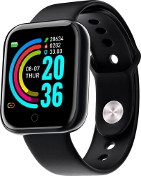 Pulsera inteligente deportiva con medición de frecuencia cardíaca y Bluetooth - 1 unidad