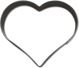 Cortador de galletas – corazón grande de acero inoxidable 9 cm