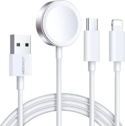 Cable de carga magnético Jonroom para Apple Watch, Lightning y USB-C, 1,2 m