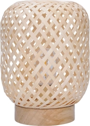 Farol LED decorativo Solight de ratán con luz blanca cálida 19 cm