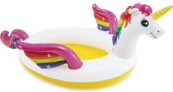 Piscina infantil hinchable con forma de unicornio