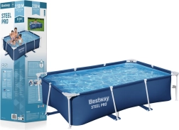 Piscina desmontable con estructura Bestway STEEL PRO 259 × 170 × 61 cm, 2300 l