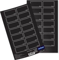 Etiquetas autoadhesivas para tarros, negras, 28 uds.