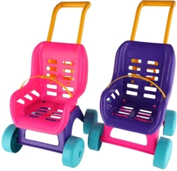 Teddies cochecito para muñecas Buggy Sport rosa‑morado
