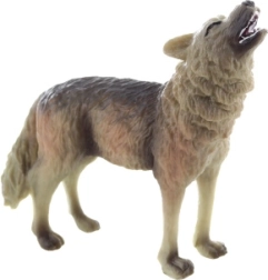 Figura de plástico de lobo 9 cm