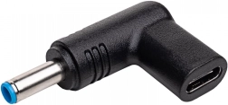 Adaptador USB‑C a conector HP 4.5 × 3.0 mm con pin AKYGA AK-ND-C09