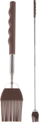 Pincel de cocina telescópico de silicona 21–67 cm