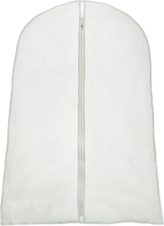 Funda protectora para ropa 60 × 100 cm con cremallera – Transparente