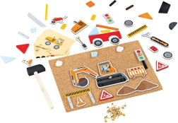 Bigjigs Toys juego creativo de martilleo transporte