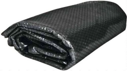 Cubierta solar negra para piscinas con diámetro de lámina de agua de 3,6 m