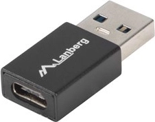 Adaptador USB-A a USB-C 3.1, negro