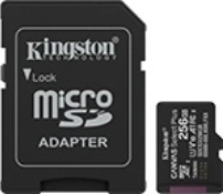 Tarjeta de memoria microSD 256GB Canvas Select+ con adaptador