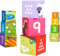 Cubos didácticos Granja de Bigjigs Toys