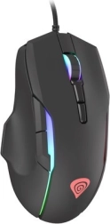 Ratón gaming GENESIS Xenon 220 con interruptores silenciosos e iluminación RGB, 6400 DPI