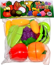 Juego de fruta para cortar para niños, 8 piezas