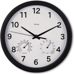 Reloj de pared Malta 25 cm negro