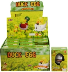 Huevo de patito: patito creciente para el agua, artículo de broma