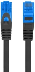 Cable patch categoría 6a S/FTP CCA 10 m negro
