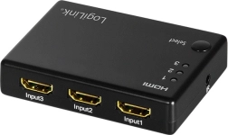 Conmutador HDMI 3x1 con mando a distancia, 1080p/60 Hz