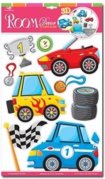 Decoración de pared 3D – coches