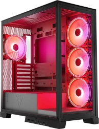 Caja de ordenador Volcano Space ARGB negra
