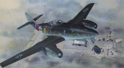 Modelo de plástico de avión Messerschmitt Me 262 A-1a / Avia S-92 HI TECH 1:72