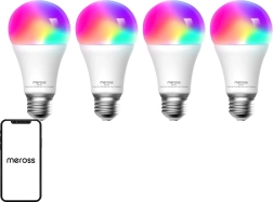 Bombilla LED inteligente Meross MSL120 con WiFi y HomeKit (4 piezas)