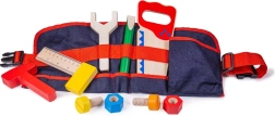 Bigjigs Toys herramientas de madera en cinturón infantil
