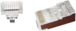 Conector de red RJ45 8P8C FTP pasante (10 uds)