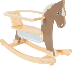 Caballito balancín de madera con barandilla small foot