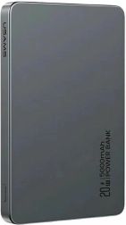 Powerbank magnética 5000 mAh 20W con MagSafe y PD, gris