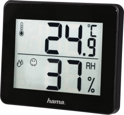 Termómetro e higrómetro digital Hama TH-130, negro