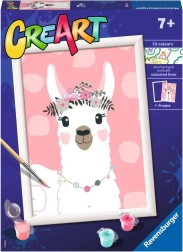 CreArt pintura por números – llama, sin drama 18 × 24 cm