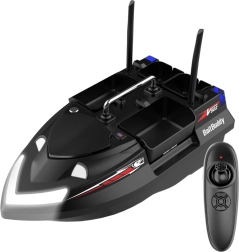 Flytec V802 barco cebador con batería de 12000 mAh (negro)