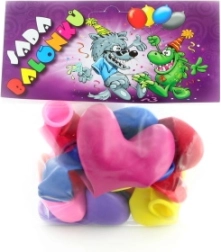 Globos inflables con forma de corazón, 7 piezas