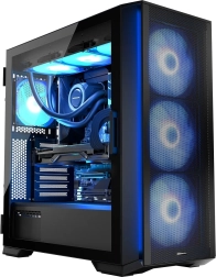 Caja de ordenador Horizon ARGB Flow Midi negra